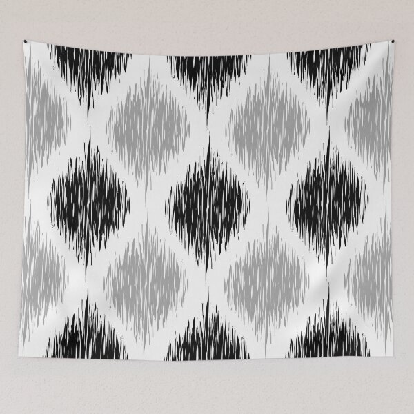 Item preview, Ikat Diamond Delight: Hand-Drawn Seamless Pattern for Vibrant Home Decor and Fashion designed and sold by Natji-Arts.