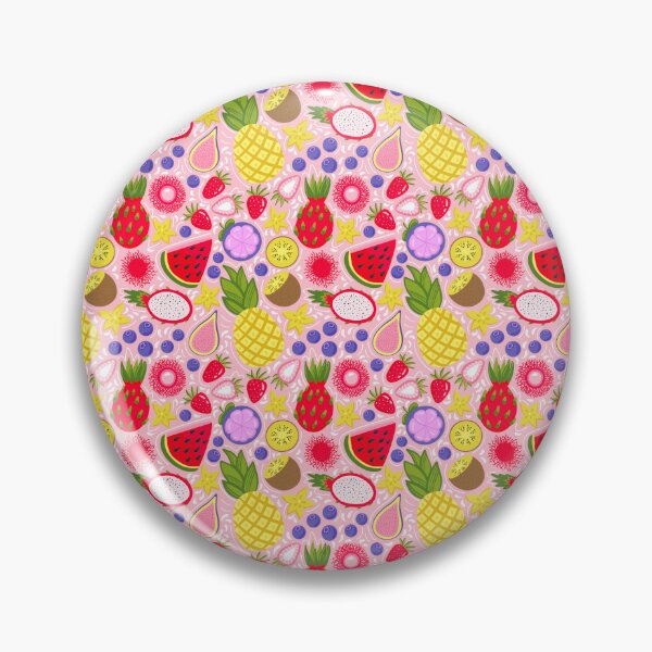 Item preview, Colorful Tropical Fruits Joyful Pattern designed and sold by Betterloveart.