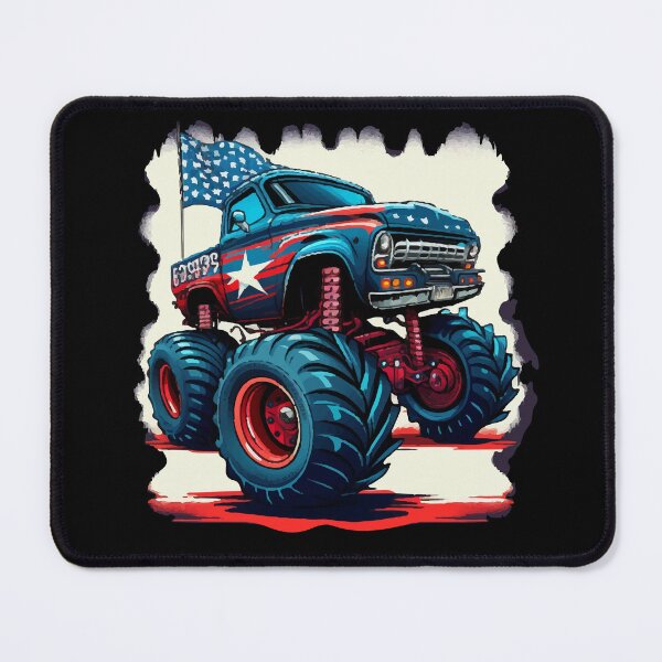 Item preview, Monster Truck from USA - The Power Ruler on Wheels designed and sold by Cartoon Island.