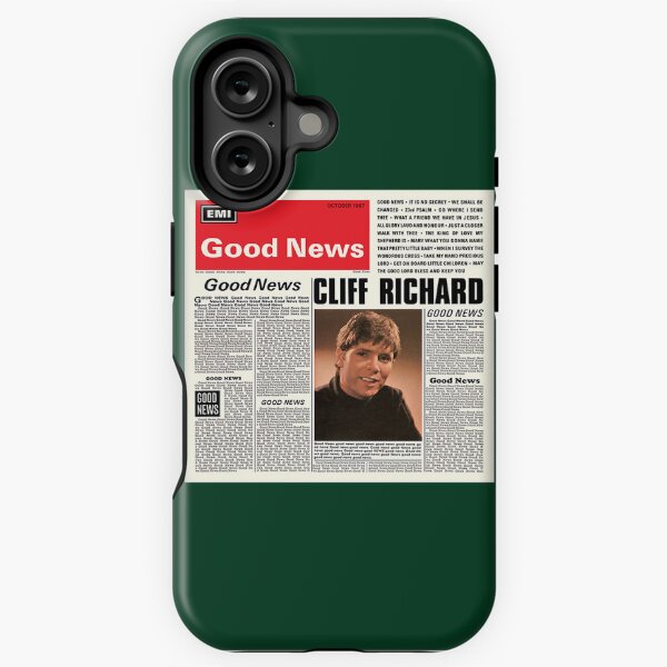 Aperçu de l'œuvre Couverture de l'album Bonnes nouvelles de Cliff Richard créée et vendue par VenturaDuxbury.