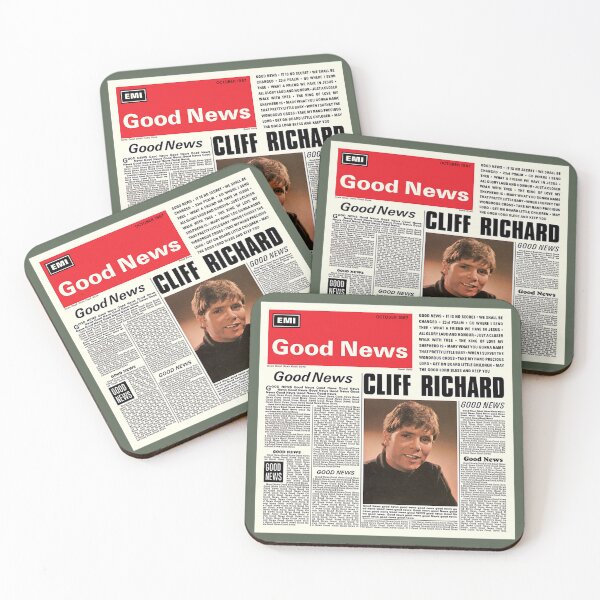 Item preview, Cliff Richard Good News Album Cover designed and sold by VenturaDuxbury.
