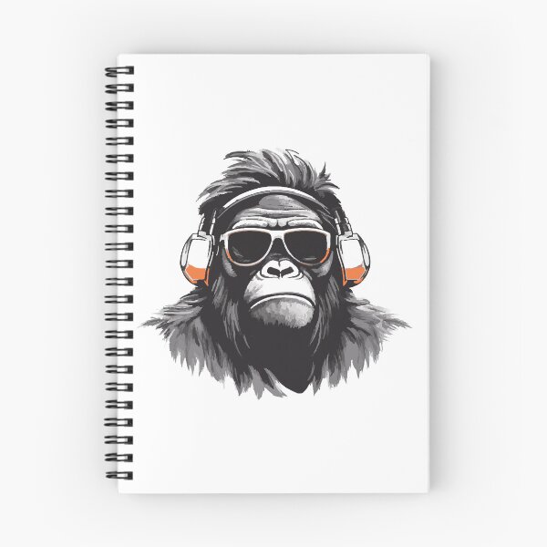 Item preview, Funky Gorilla | vector illustration designed and sold by Grafic Panda.