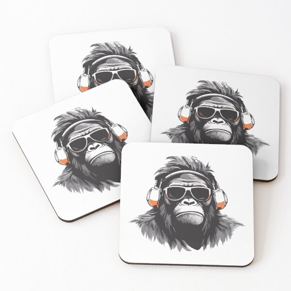 Item preview, Funky Gorilla | vector illustration designed and sold by Grafic Panda.