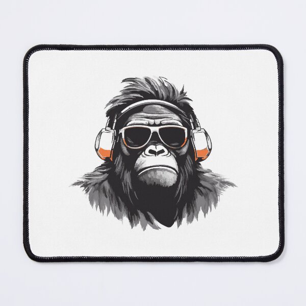 Item preview, Funky Gorilla | vector illustration designed and sold by Grafic Panda.