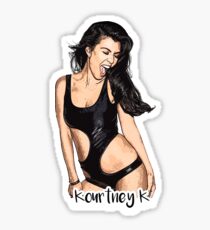 Pegatina Historieta de Kourtney Kardashian