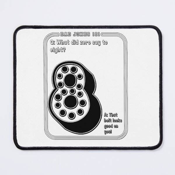 Item preview, What Did Zero Say to Eight Dad Jokes designed and sold by rinconworkshop.
