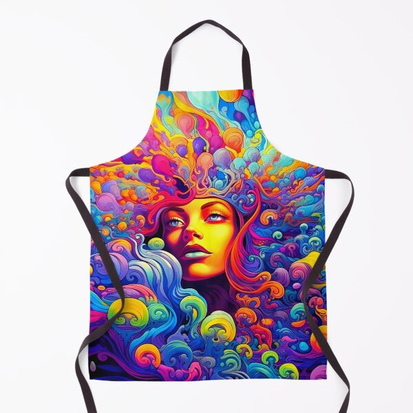 Item preview, Vivid coulours woman abstract portrait designed and sold by NRGArtwork.