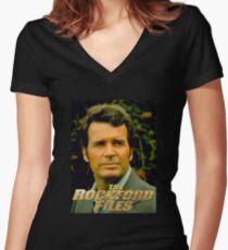 Rockford Women's Fitted V-Neck T-Shirt
