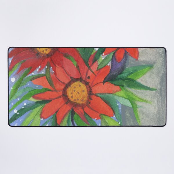 Item preview, Star of the Show - Bright Cheery Red Flowers designed and sold by JudyHuck.