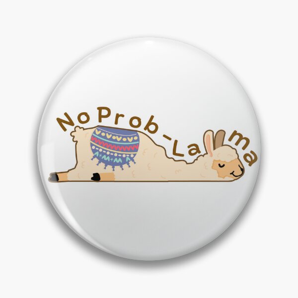 Item preview, No Prob-Lama : Llama lie down on the floor designed and sold by MUJU-pixel.