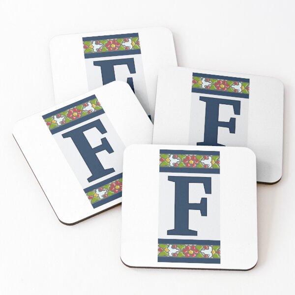 Item preview, F Spanish Letter Tile designed and sold by El's Library Card.