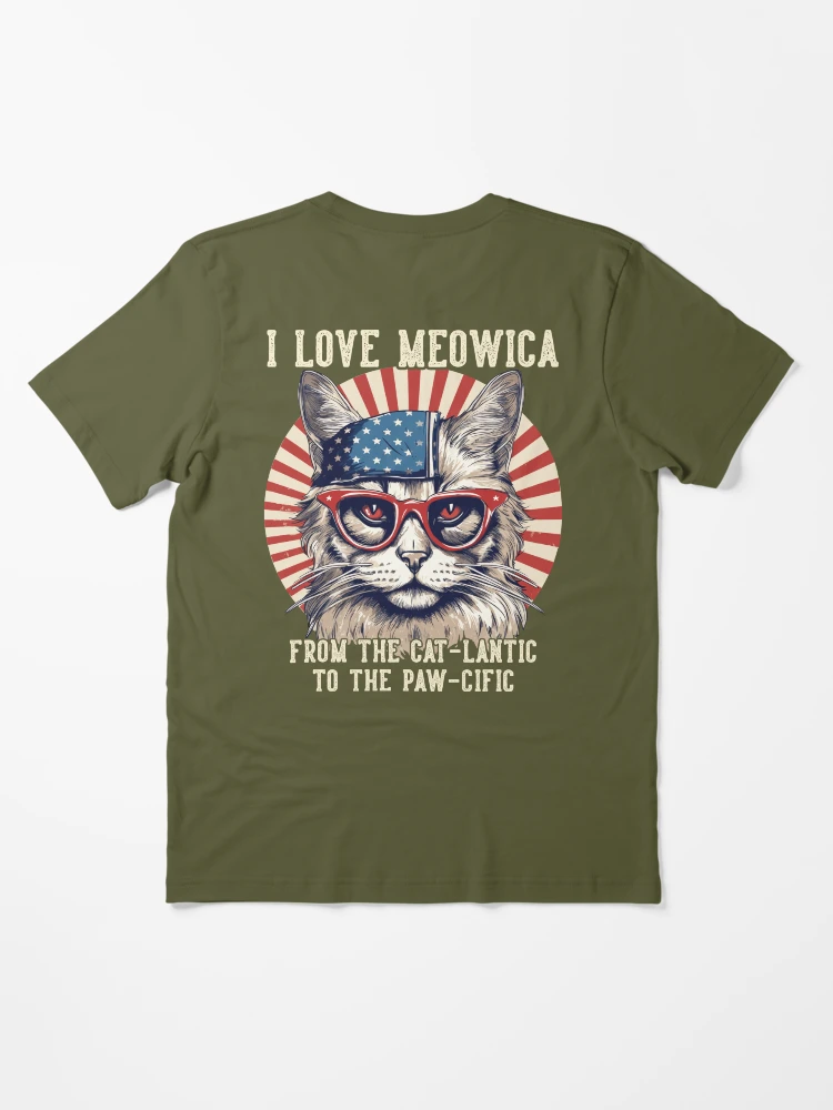 4th of july cat shirt best sale