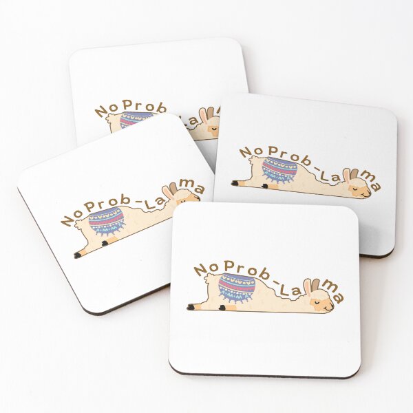 Item preview, No Prob-Lama : Llama lie down on the floor designed and sold by MUJU-pixel.