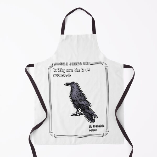 Item preview, Why Was the Crow Arrested Dad Jokes designed and sold by rinconworkshop.