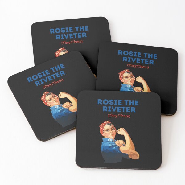 Item preview, Rosie the Riveter (They/Them) Gender Inclusion and Pride Design LGBQT+ designed and sold by Hello-Parsnip.