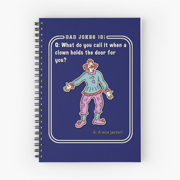 Item preview, What Do You Call it When a Clown Holds the Door For You Dad Jokes designed and sold by rinconworkshop.