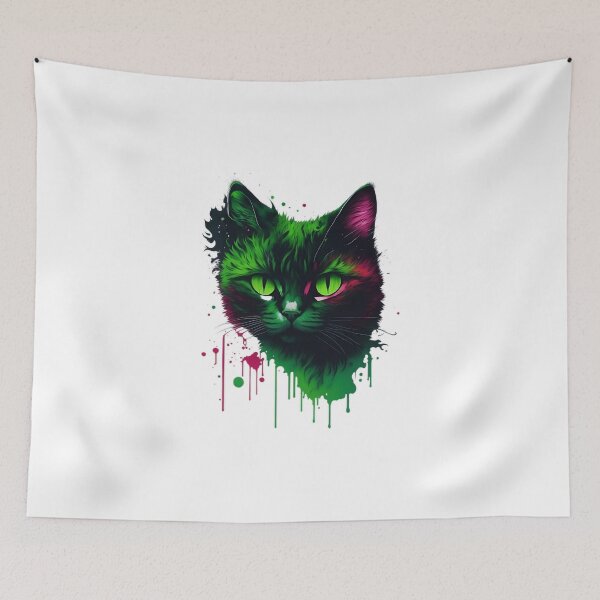 Item preview, Kopie von Colorful Cat Face designed and sold by MikesArtDesign.