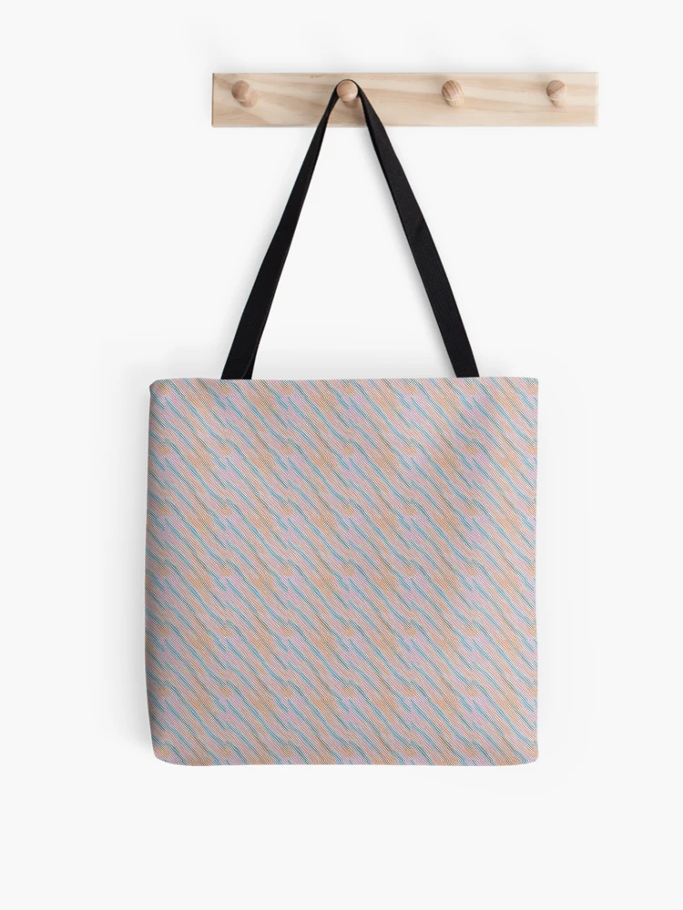 Thumbnail 1 of 2, Tote Bag, Colorful Line Pattern "Alison" designed and sold by Patterns For Products.