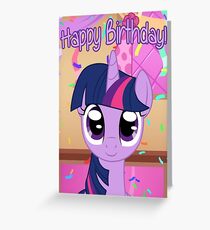 Twilight Sparkle-Geburtstags-Karte - Postkarte mein kleines Pony Grußkarte