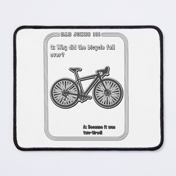 Item preview, Why Did the Bicycle Fall Over Dad Jokes designed and sold by rinconworkshop.