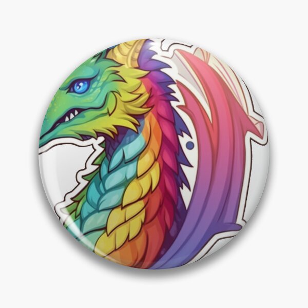 Item preview, dnd rainbow dragon designed and sold by TellezStickers.