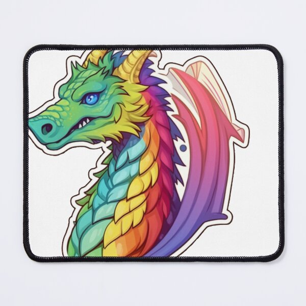 Item preview, dnd rainbow dragon designed and sold by TellezStickers.