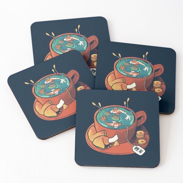 Item preview, Koi Tea Zen Break by Tobe Fonseca designed and sold by Tobe Fonseca®.