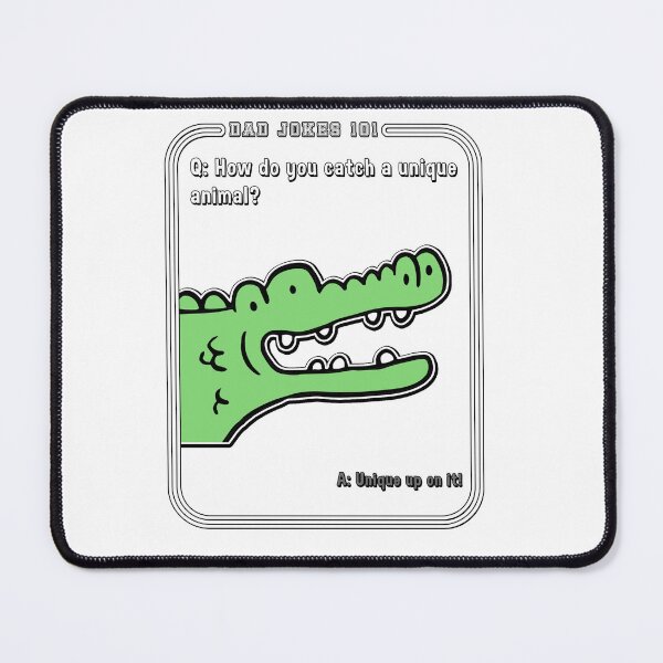 Item preview, How Do You Catch a Unique Animal Dad Jokes designed and sold by rinconworkshop.