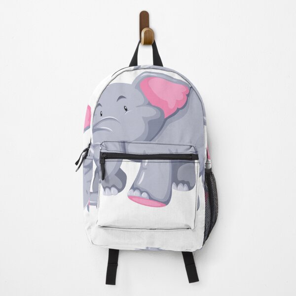Item preview, Whimsical Elephant Delights Smiling in Playful walking Cartoon Elephant Doodle art designed and sold by GeepoxCreations.