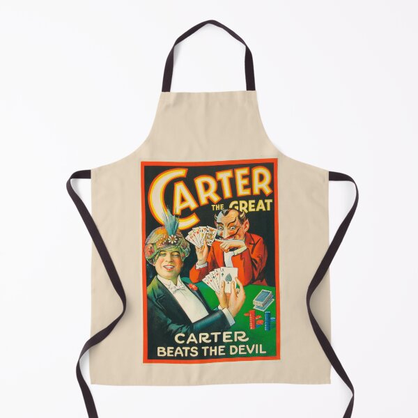 Item preview, Carter Beats the Devil Carter the Great Stone Lithograph Magician's Poster c. 1900 designed and sold by Wabojeg.