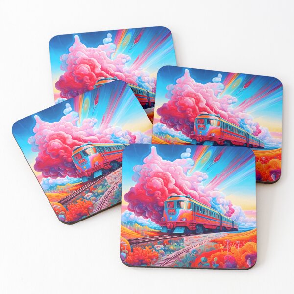 Item preview, Vivid colours train designed and sold by NRGArtwork.