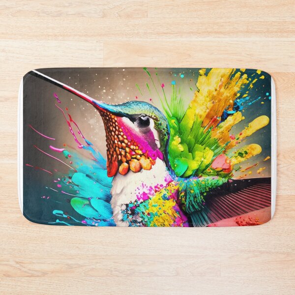 Item preview, Color Bursting Hummingbird designed and sold by drawbey.