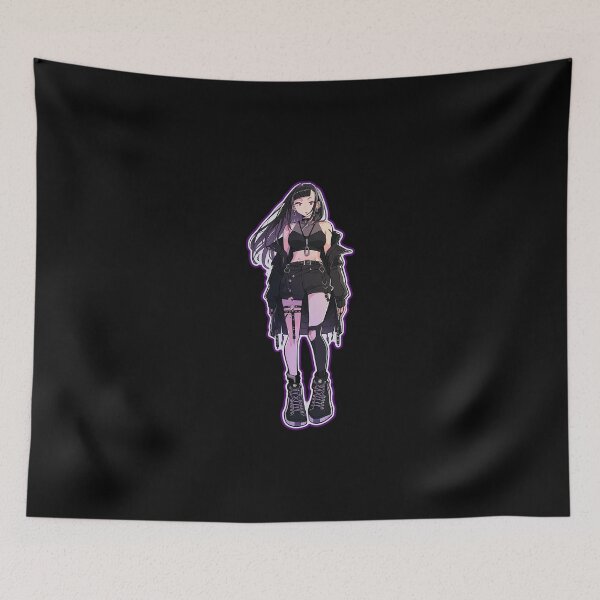 Item preview, Anime Manga Goth Girl Club Scene Sticker designed and sold by Drahcnayel.