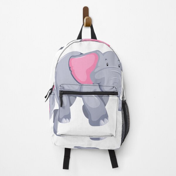 Item preview, Playful walking Cartoon Elephant Doodle art Clumsy Elephant Delights Smiling in  designed and sold by GeepoxCreations.