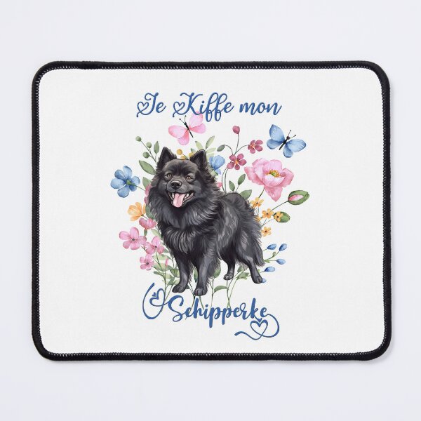 Item preview, Schipperke dog, I love my Schipperke for lovers of sheepdogs, in French designed and sold by isaweb.