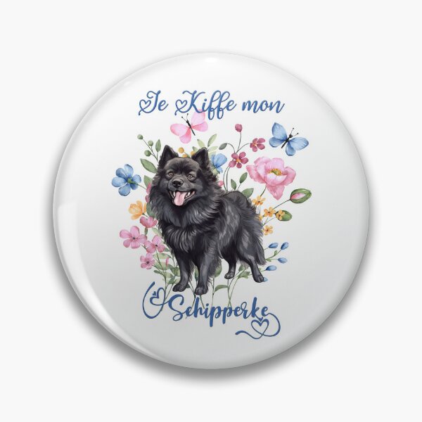 Item preview, Schipperke dog, I love my Schipperke for lovers of sheepdogs, in French designed and sold by isaweb.