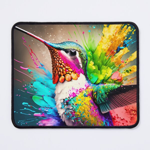 Item preview, Color Bursting Hummingbird designed and sold by drawbey.