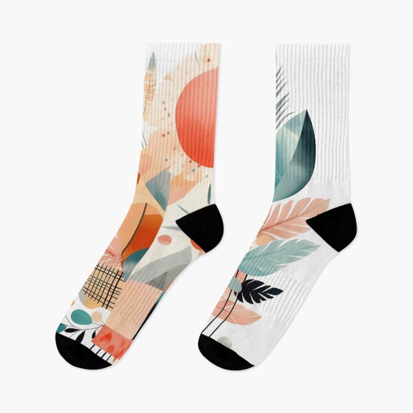 Item preview, Boho minimal abstract art of sunset in a desert designed and sold by ArchanaAsh.