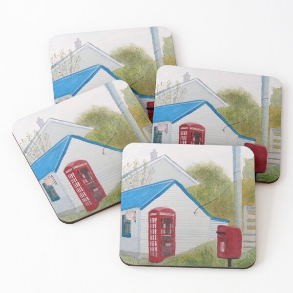 Item preview, Letterbox and Phonebox at Badachro designed and sold by Pebbles on the Beach.