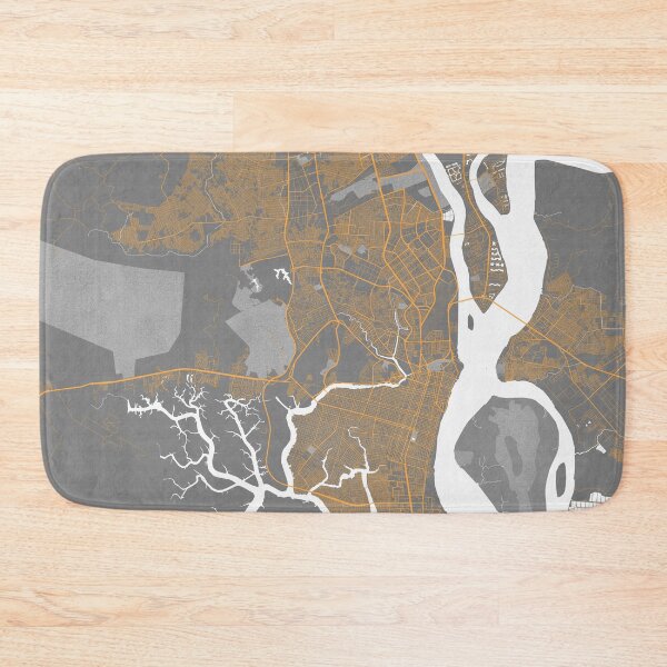 Item preview, Guayaquil City Map of Ecuador - Bauhaus designed and sold by deMAP.