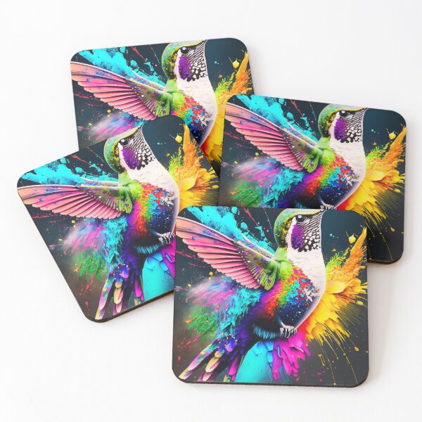 Item preview, Color Bursting Hummingbird 2 designed and sold by drawbey.