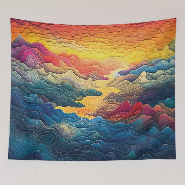 Item preview, Unusual Digital Fantasy Landscape designed and sold by AdrianGrosu.