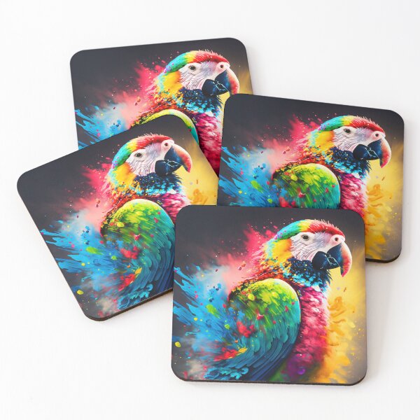 Item preview, Color Bursting Parrot designed and sold by drawbey.