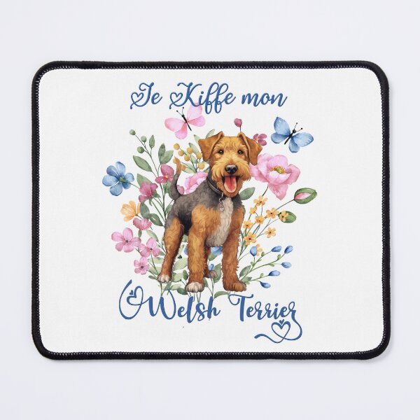 Item preview, Welsh Terrier dog, I love my Welsh Terrier for terrier lovers, in French designed and sold by isaweb.
