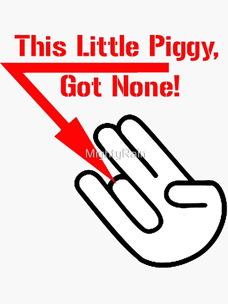This Little Piggy Got None - The Shocker  Tank Top