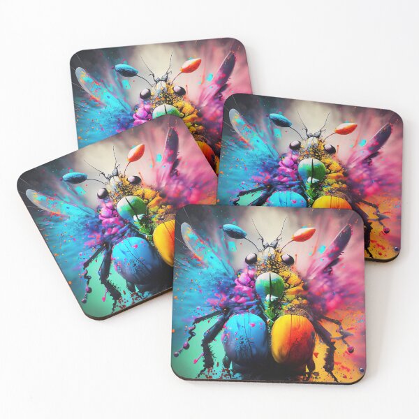 Item preview, Color Bursting Beetle designed and sold by drawbey.