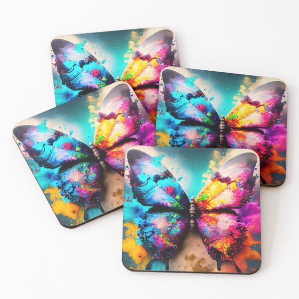 Item preview, Color Bursting Butterfly designed and sold by drawbey.