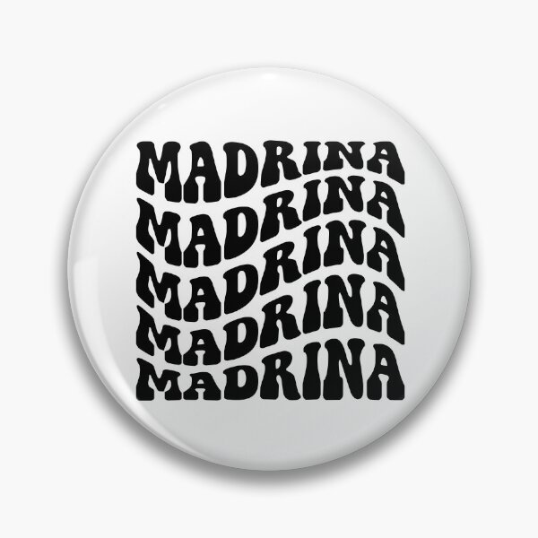 Item preview, Madrina Groovy Wavy text designed and sold by TheLemonBox.