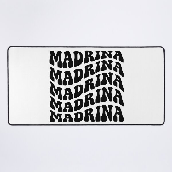 Item preview, Madrina Groovy Wavy text designed and sold by TheLemonBox.