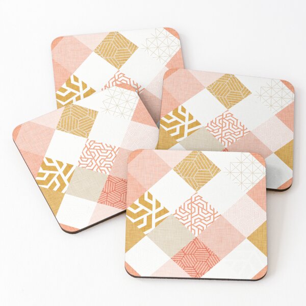 Item preview, Tiles with patterns - Quilter Tiles Pink Sunset designed and sold by susycosta.